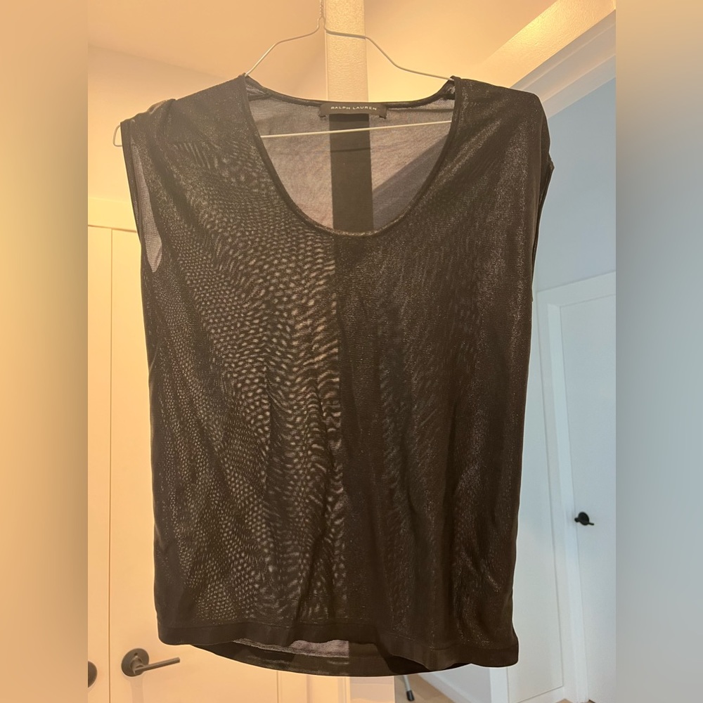 Ralph Lauren Black Label semi sheer shirt
